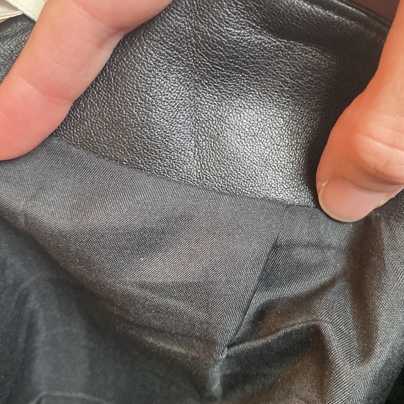 MUST GO 🥳NEW ITEM HUGO BUSCATTI  leather pants 🌸🌸 - Picture 10 of 12